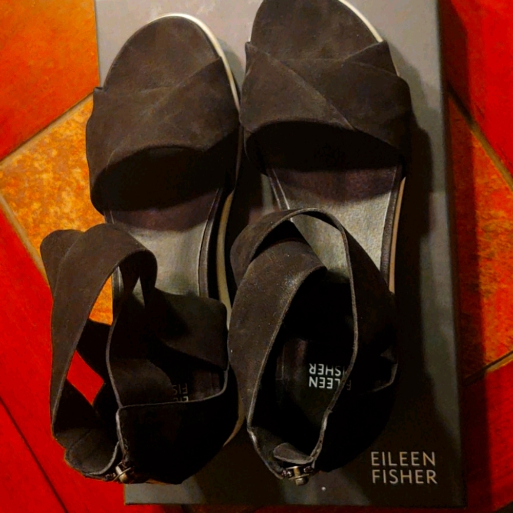 Eileen Fisher black shoes